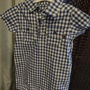 Just one you blue and white snaps in-between legs size 18 mos